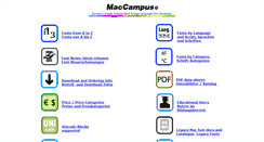 Desktop Screenshot of maccampus.de